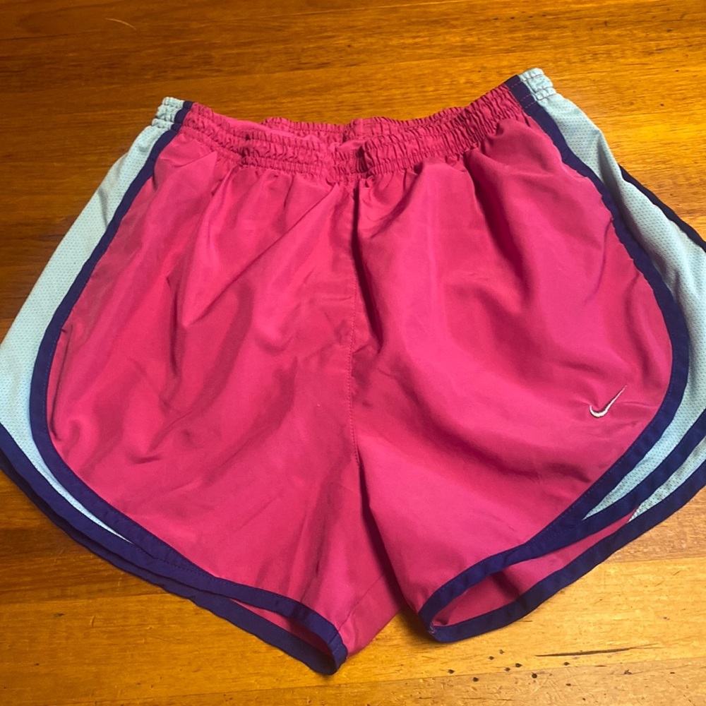 Pink nike dry fit shorts